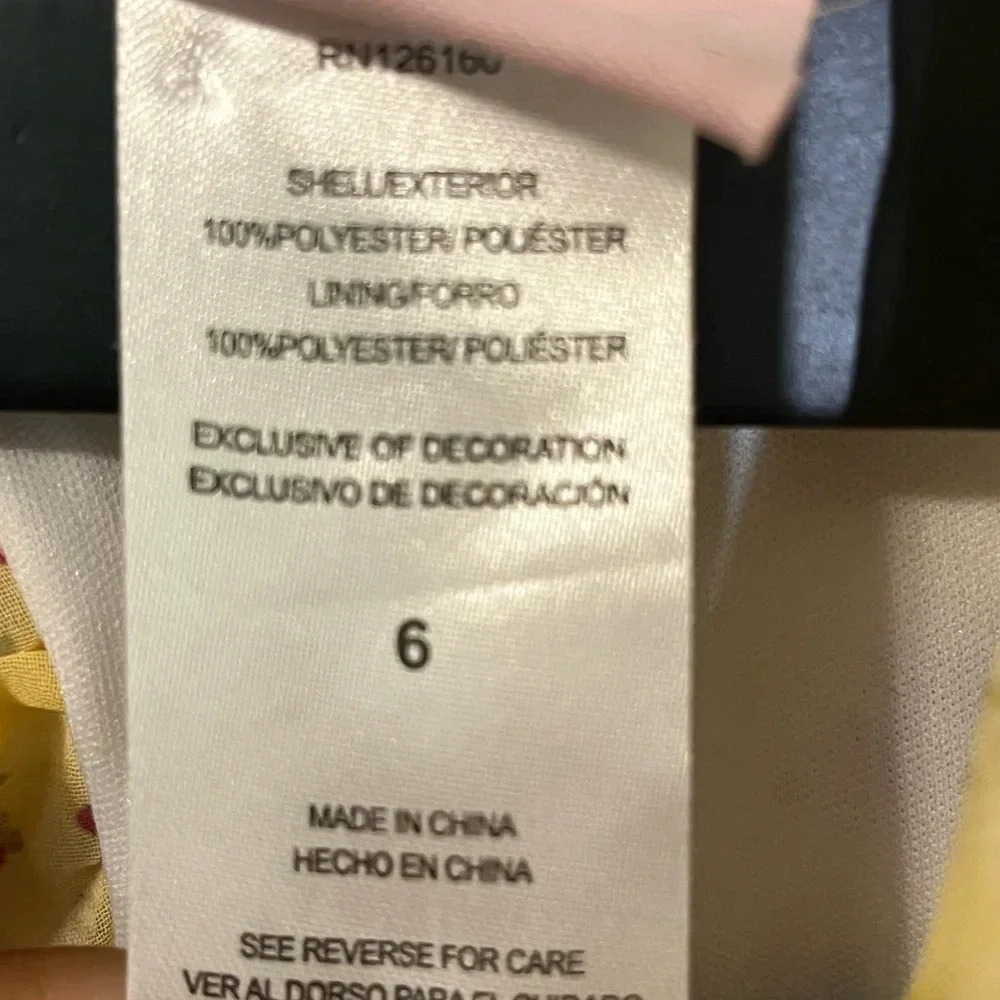 Little Las 2 piece Fancy set blouse and pants Yellow/Blue with Daisy Ruffles - Picture 10 of 15